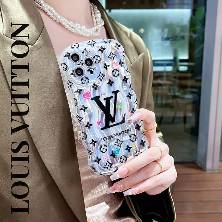 シャネル lv ysl グッチ両面 imd 波パターン光沢携帯電話ケース穴あけ加工 